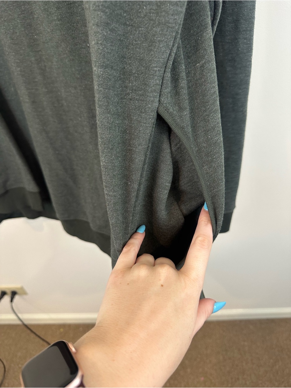 Natural Life Spread Kindness Pocket Sweatshirt Charcoal Size XXXL - Picture 6 of 6